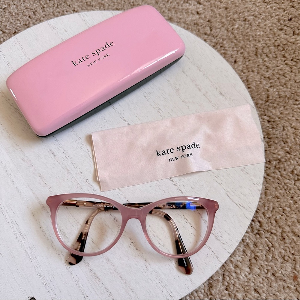 Kate Spade NY | Caelin Pink Eyeglasses and Case